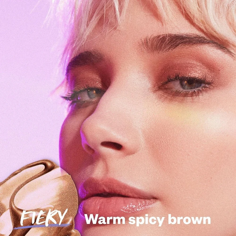 Kosas 10 Second Liquid Eyeshadow In FIERY- WARM SHIMMERING BRONZE